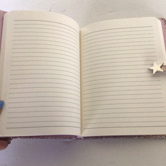 PINK GLITTER HARDBOUND JOURNAL NWT - Picture 5 of 6